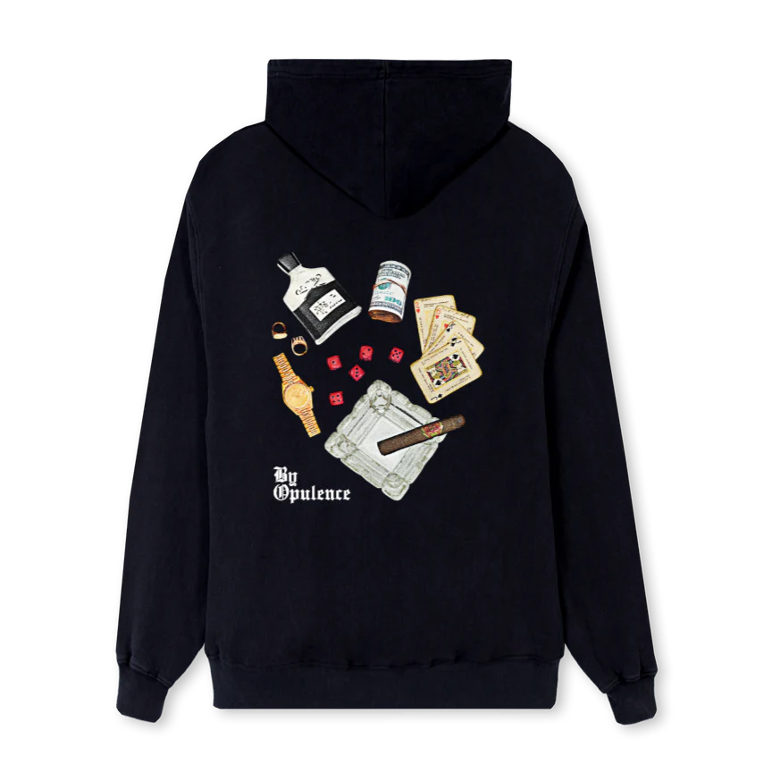 CASINO PH Black Regular Hoodie. - Image 2