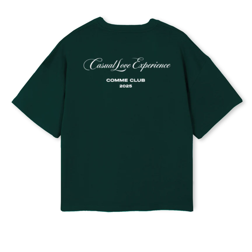 CASUALLOVETEE Wild Green Oversized Boxy Tee. - Image 2