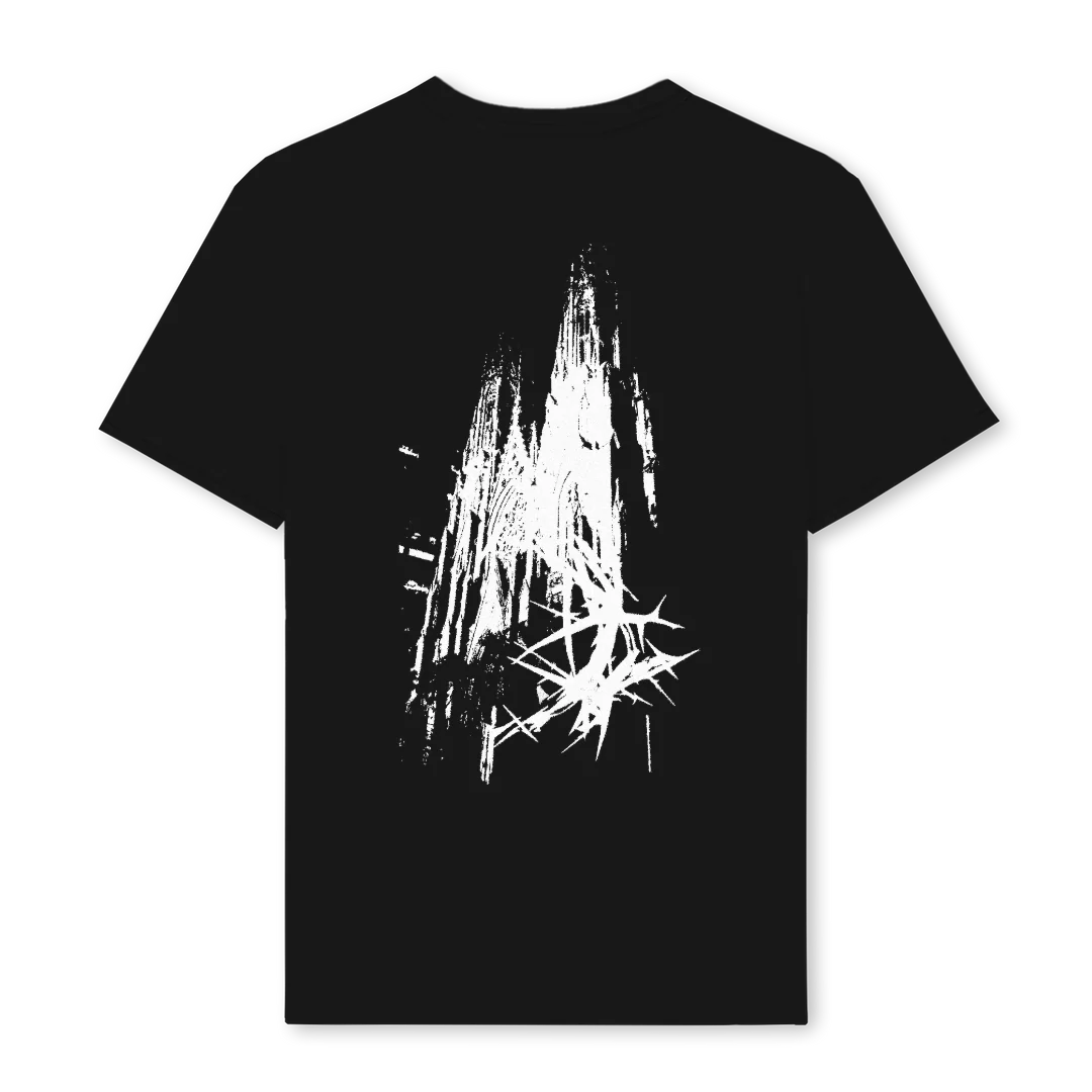 CATHEDRALSAMPLEONE Black Regular Tee. - Image 2
