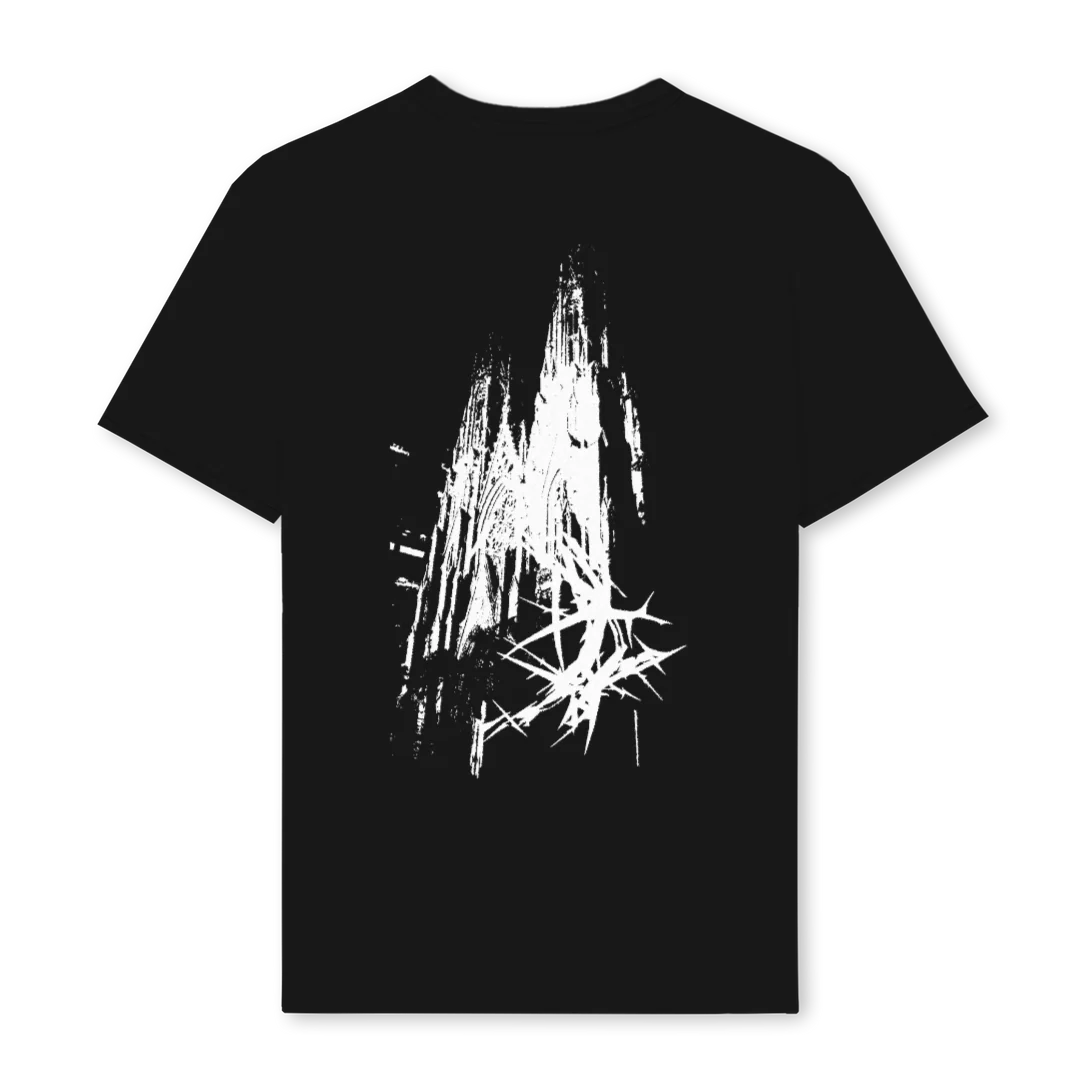 CATHEDRALSAMPLETWO Black Regular Tee. - Image 2