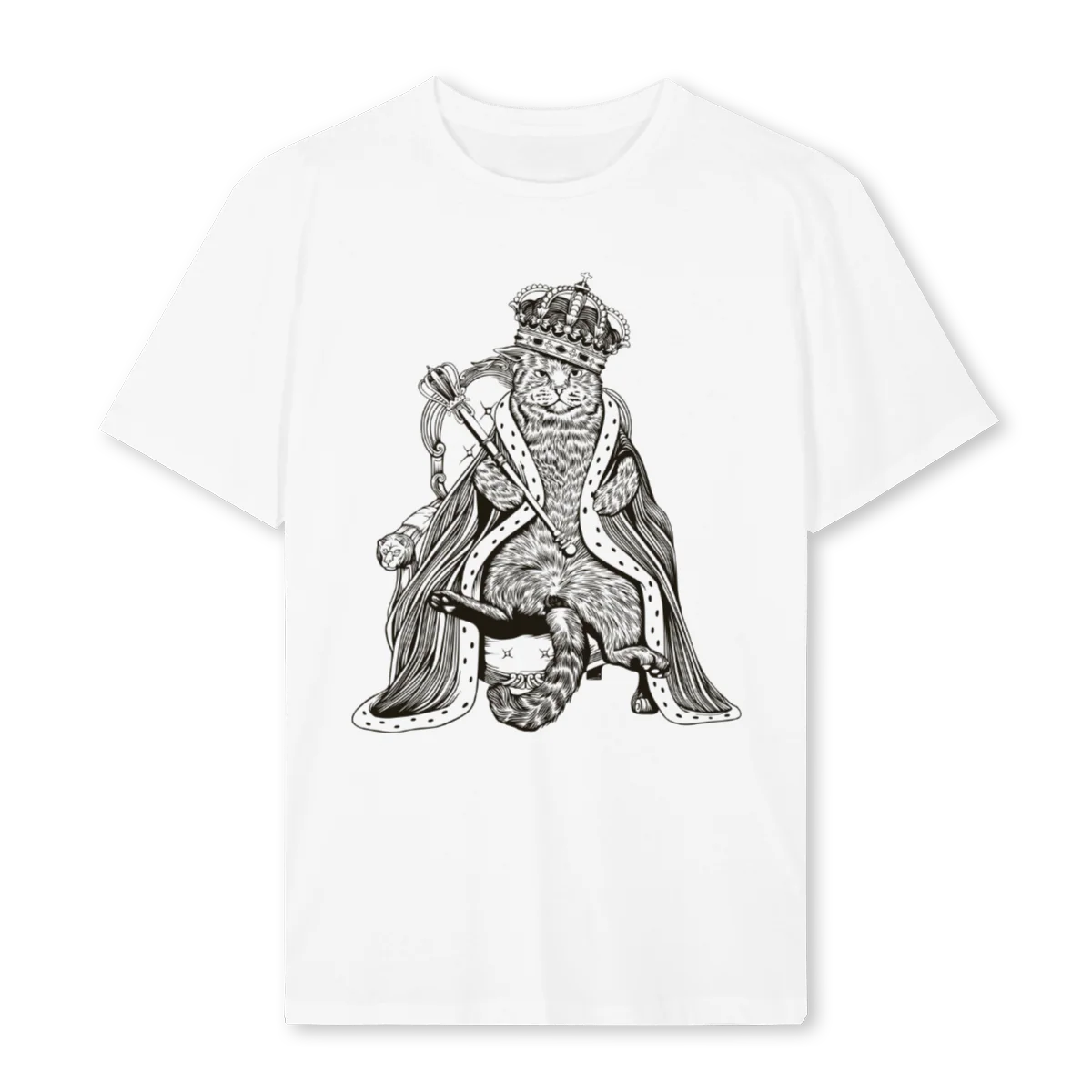 CATWHITE White Regular Tee.