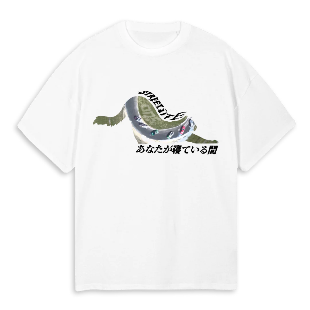 CATWTS White Oversized Tee.