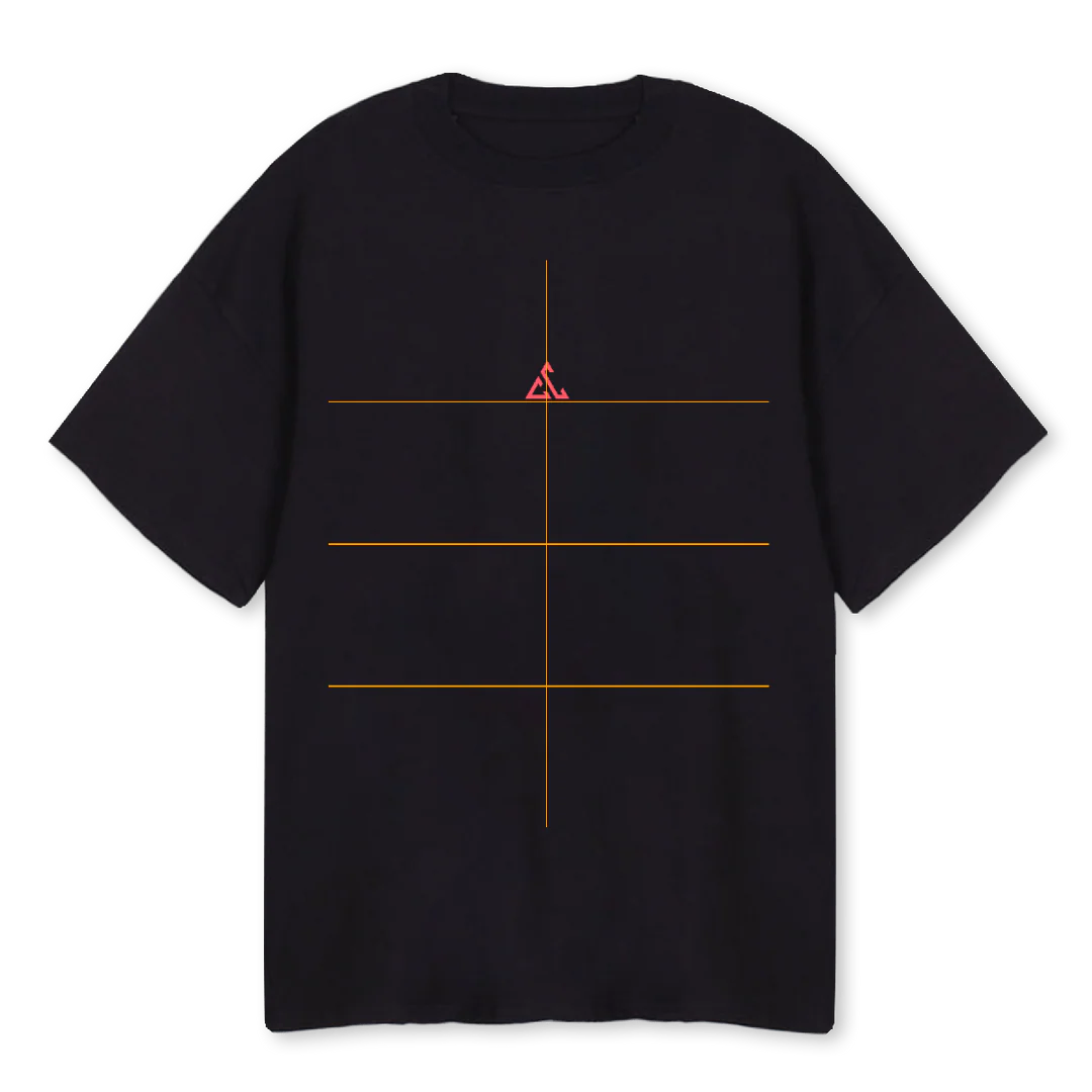 CAVETI Black Oversized Tee.