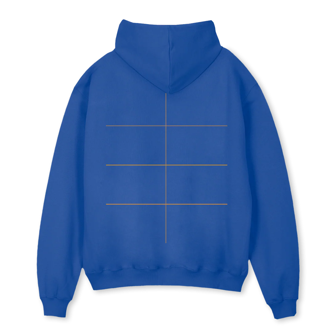 CBHOODIEE Cobalt Blue Oversized Hoodie. - Image 2