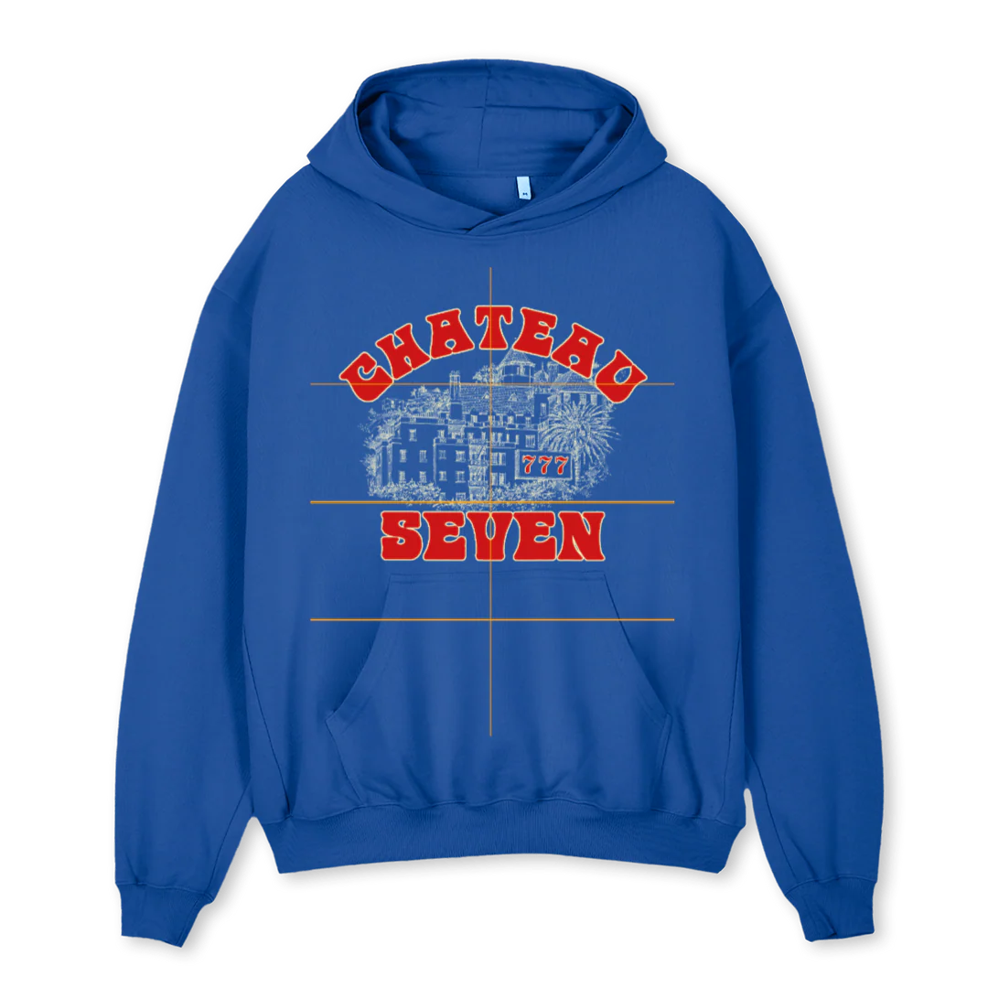 CBLUE Cobalt Blue Oversized Hoodie.