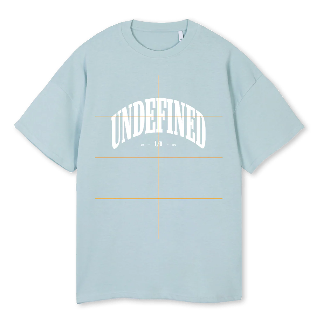 CC BLUEJ Cold Blue Oversized Tee.
