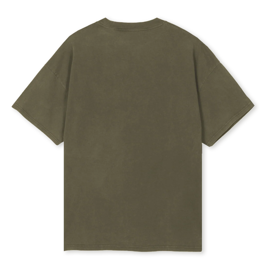 CCCIRCLE Vintage Olive Oversized Tee. - Image 2