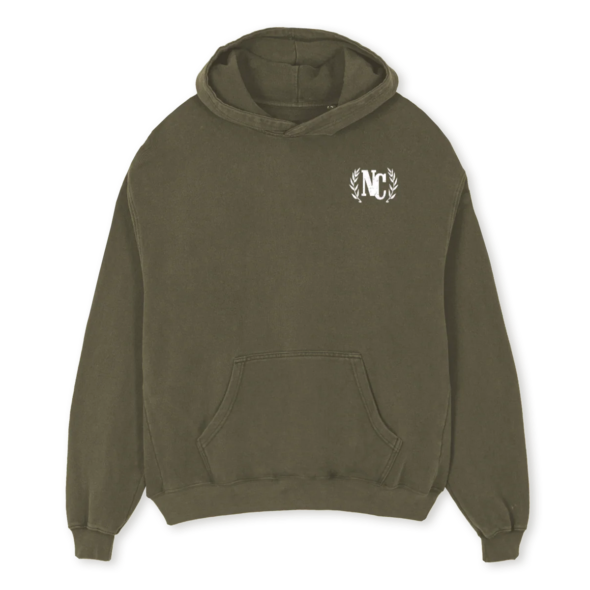 CDSWEATONE Vintage Olive Oversized Hoodie.