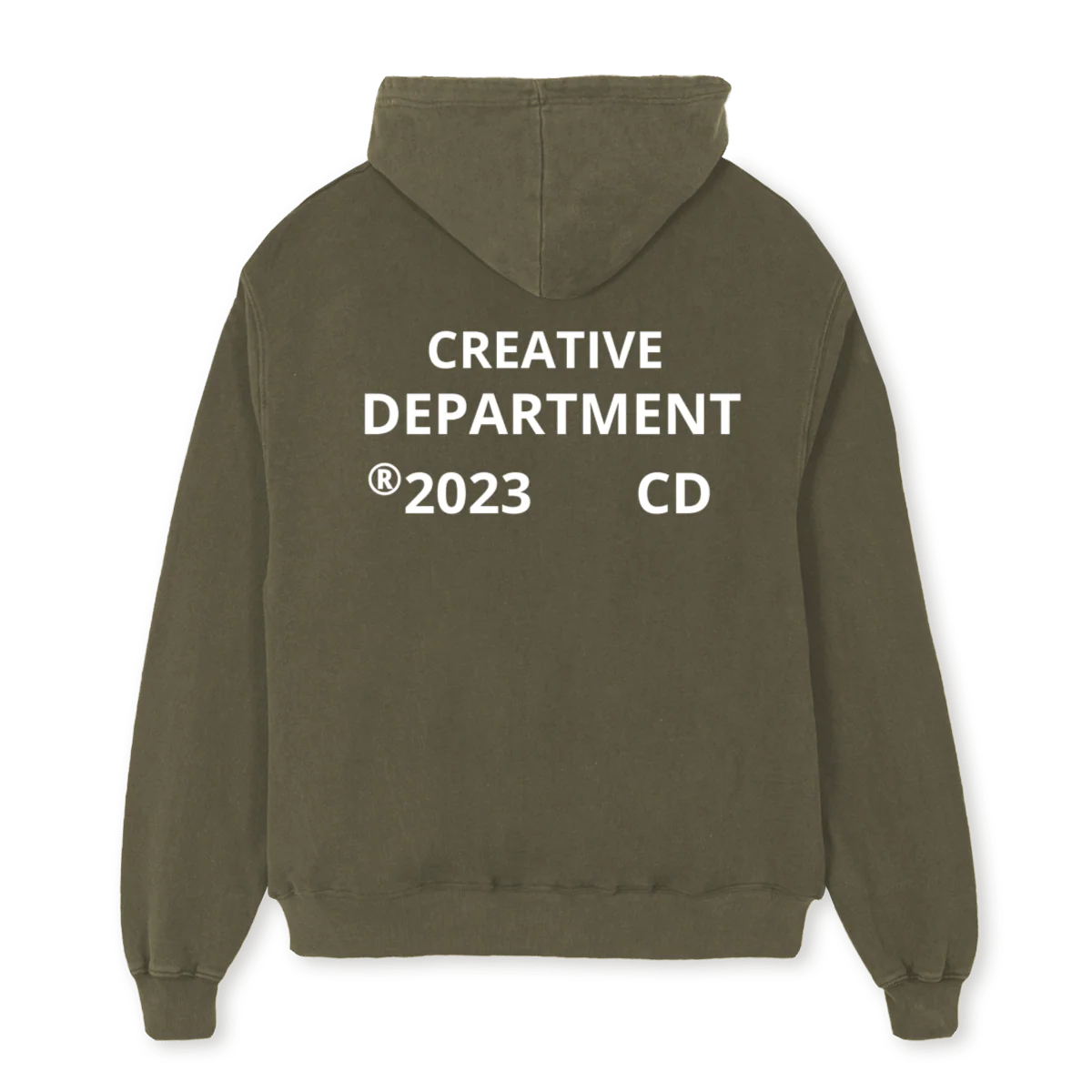 CDSWEATONE Vintage Olive Oversized Hoodie. - Image 2