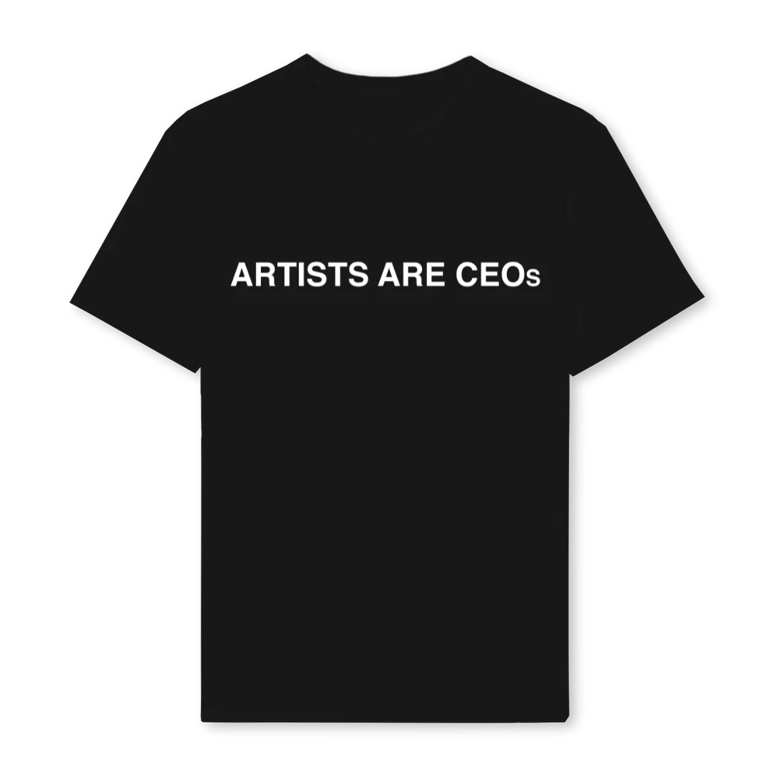 CEOSTEE Black Regular Tee.