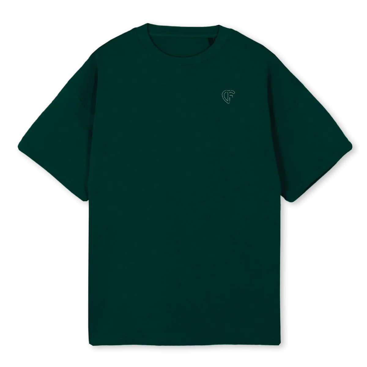 CERTIFED HEARTT Wild Green Oversized Tee.