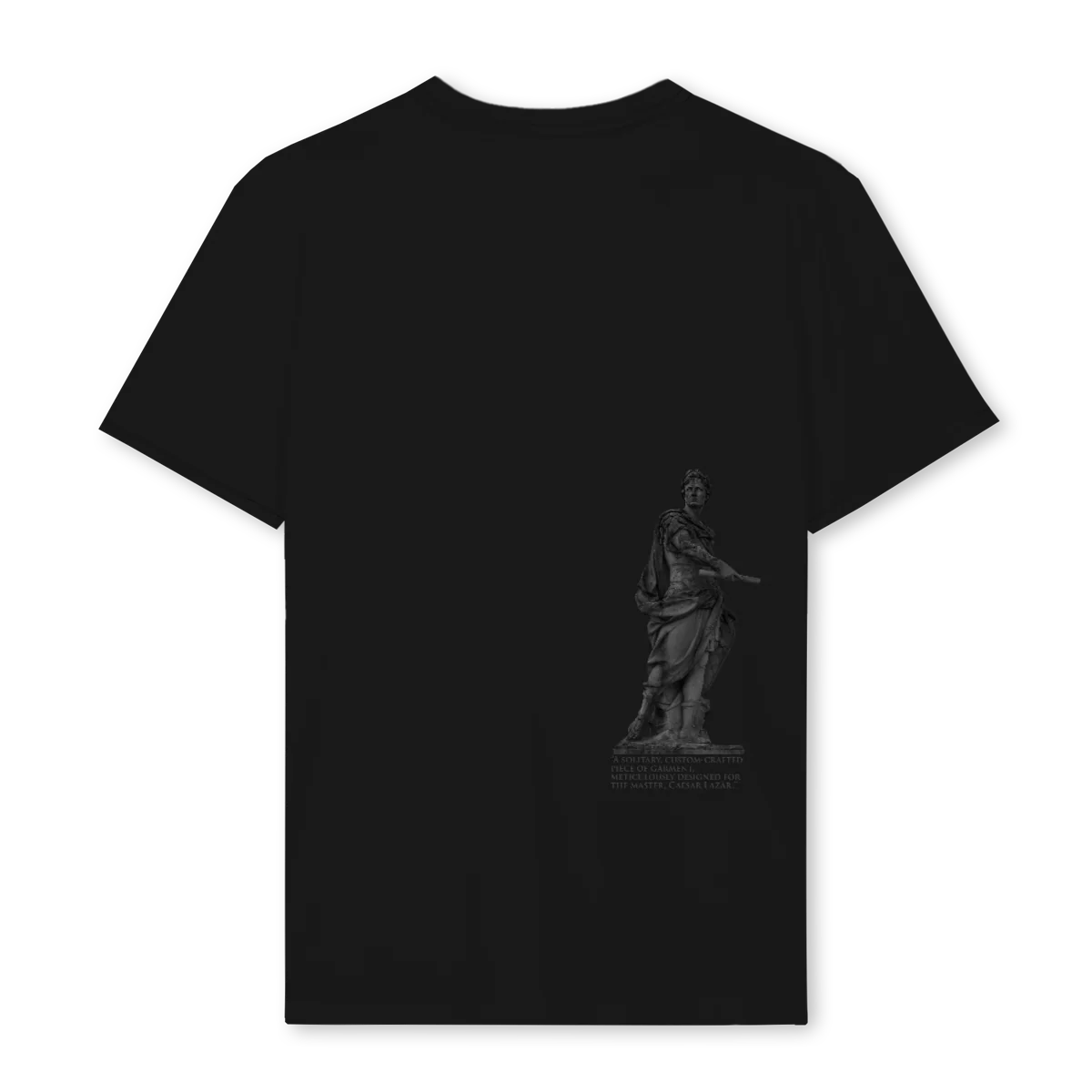 CEZARTEE Black Regular Tee. - Image 2