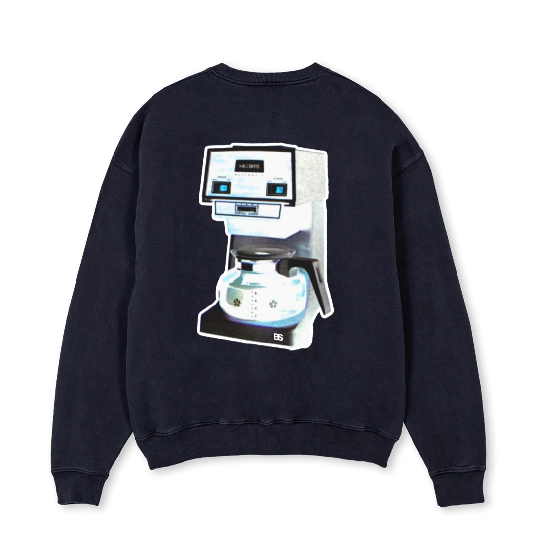 CFHC Vintage Black Oversized Crewneck Sweater. - Image 2