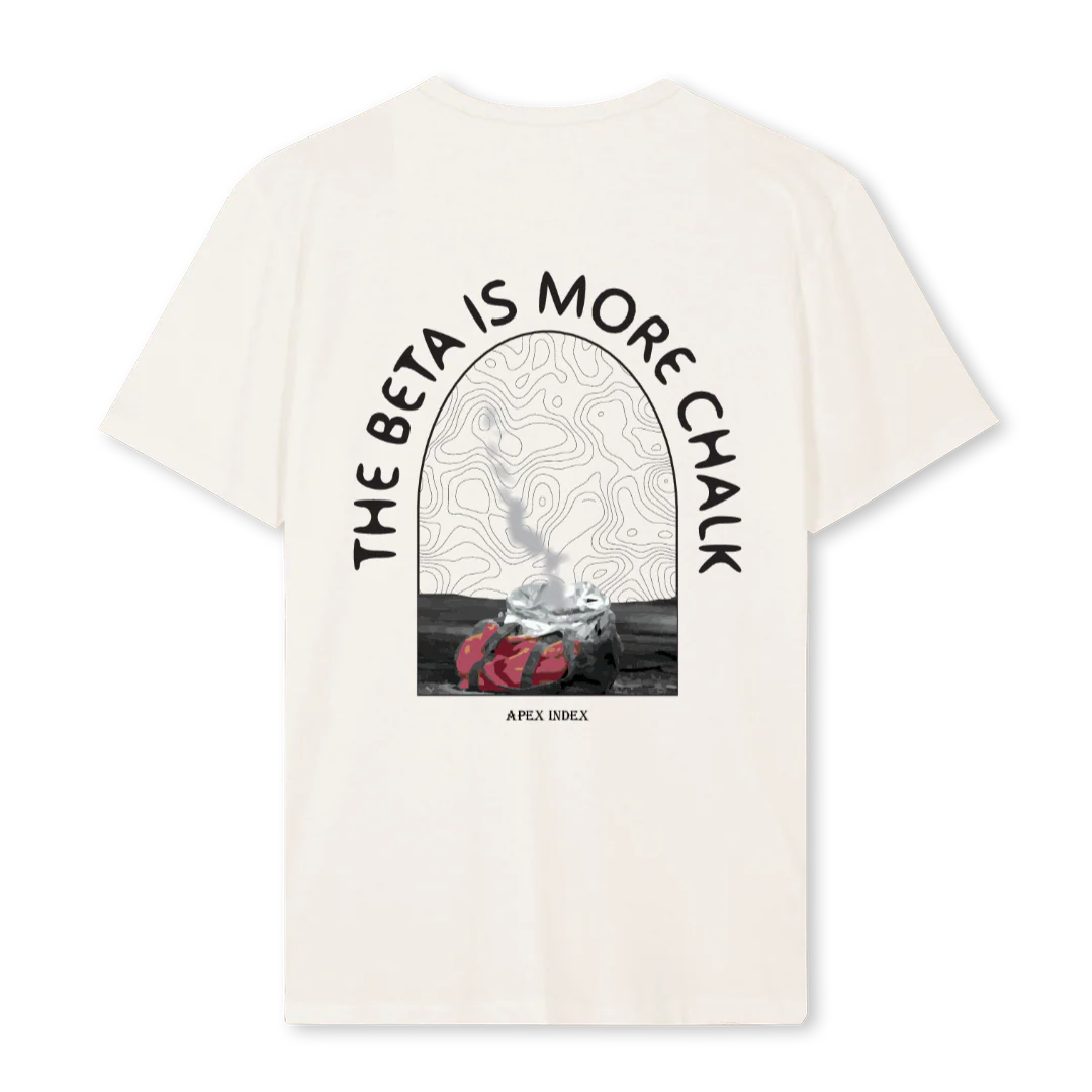CHALK BETA Vintage White Regular Tee. - Image 2