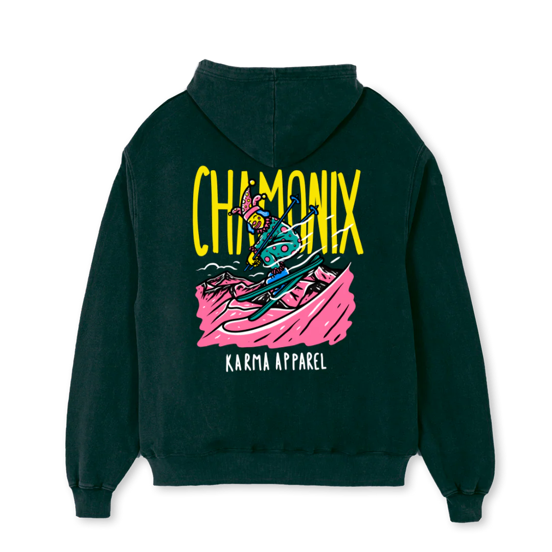 CHAMONIXOVERSIZED Wild Green Oversized Hoodie. - Image 2