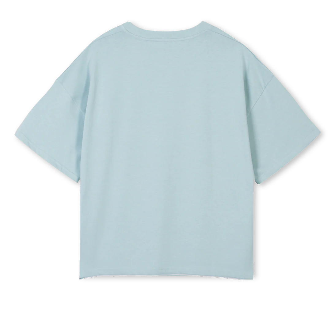 CHAOSFACE Cold Blue Oversized Boxy Tee. - Image 2