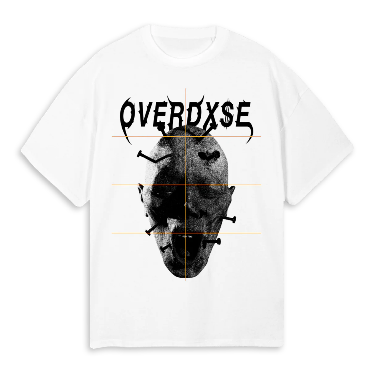 CHARACTER_2 White Oversized Tee.