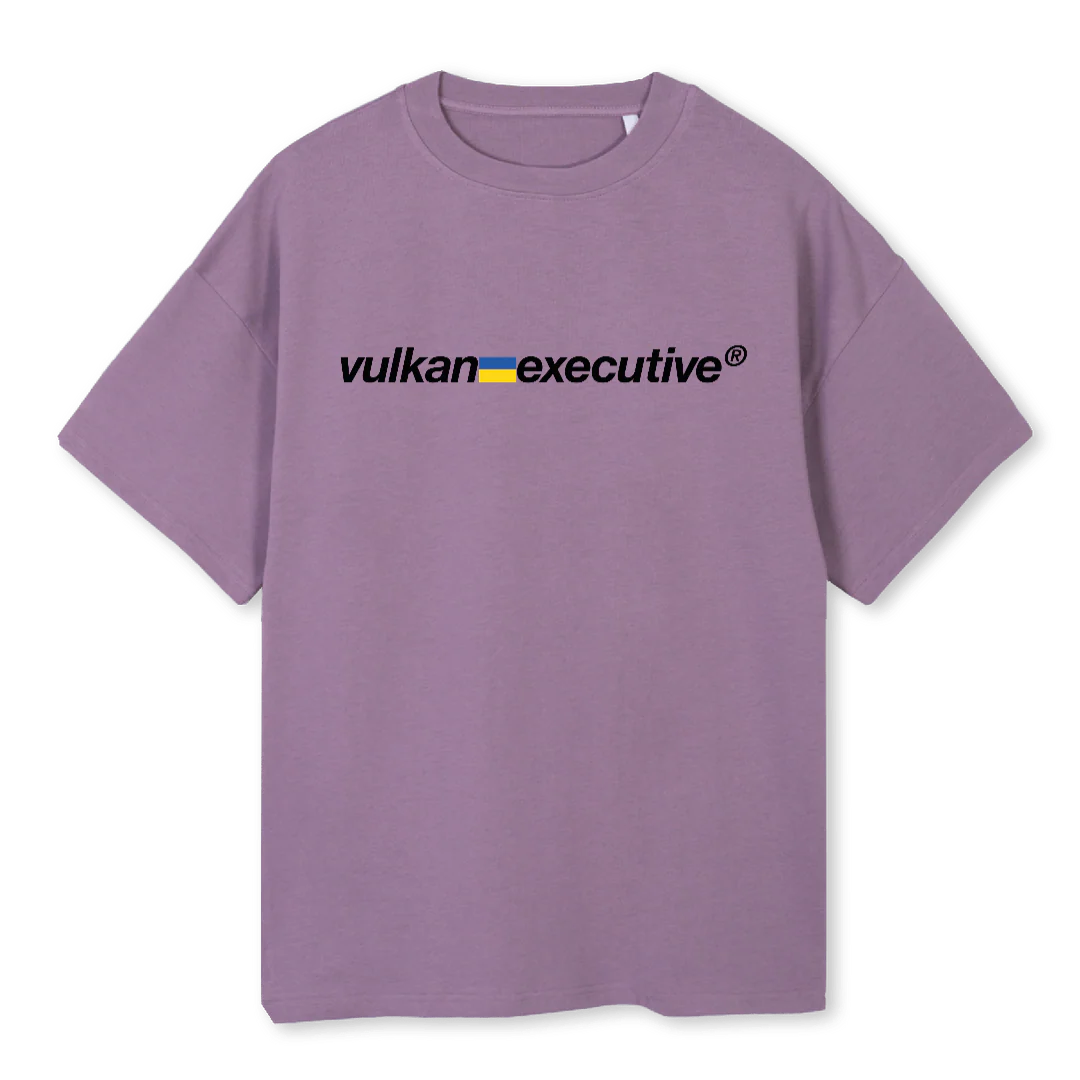 CHARITY LILLA Purple Oversized Tee.