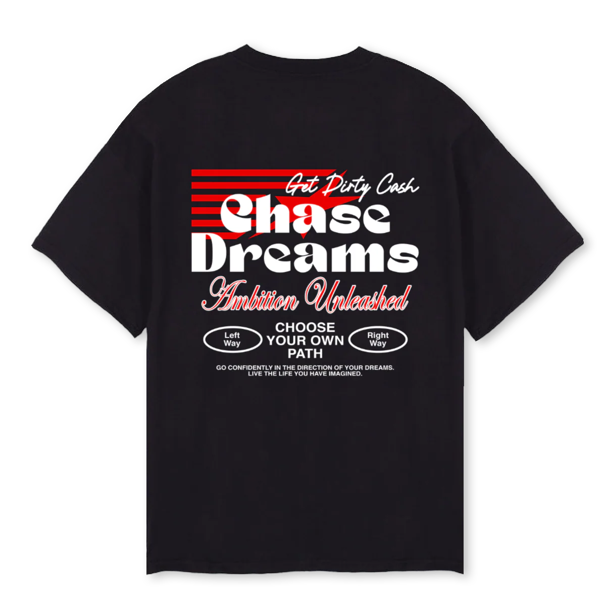 CHASE DR Black Oversized Tee. - Image 2