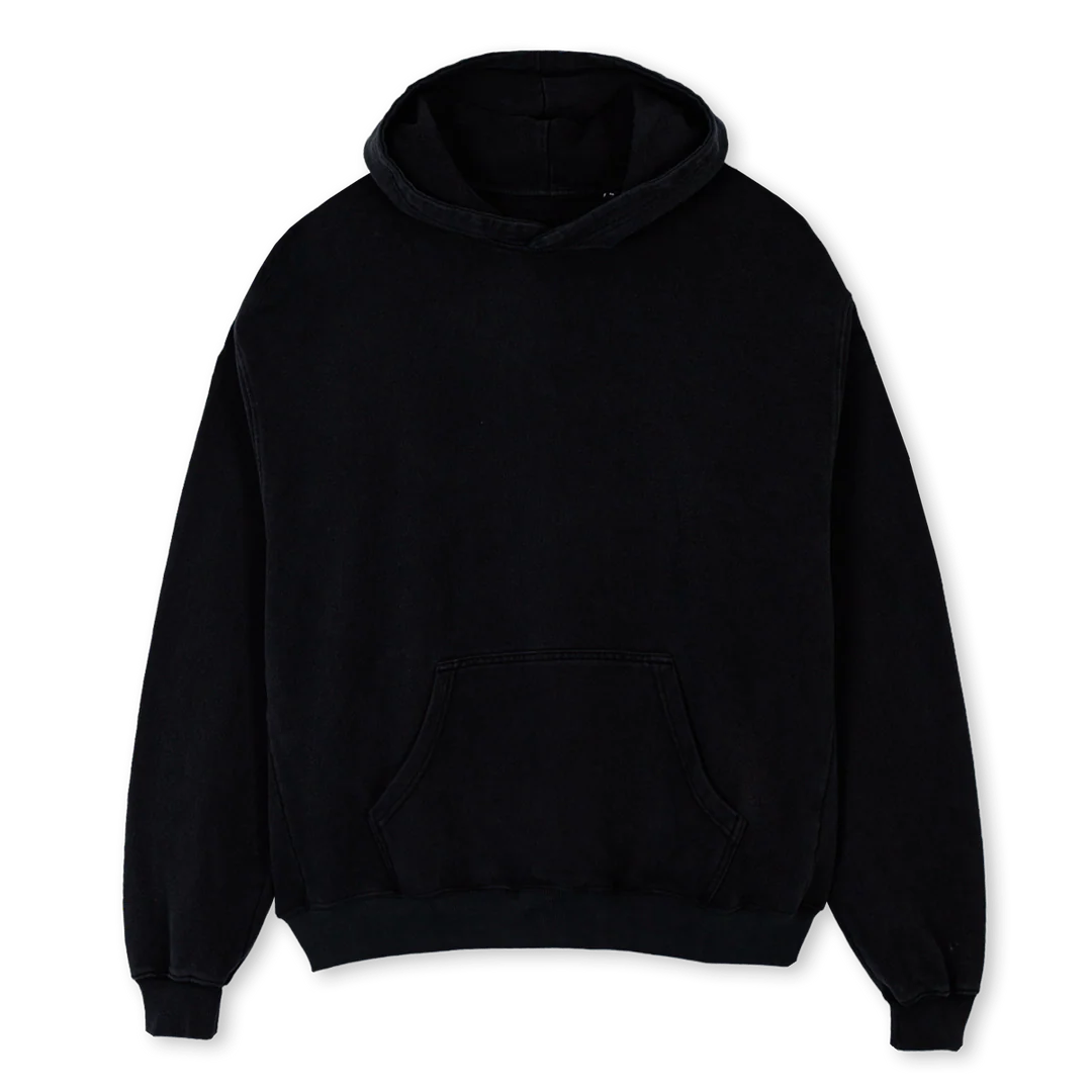 CHINATOWNJ Black Oversized Hoodie.