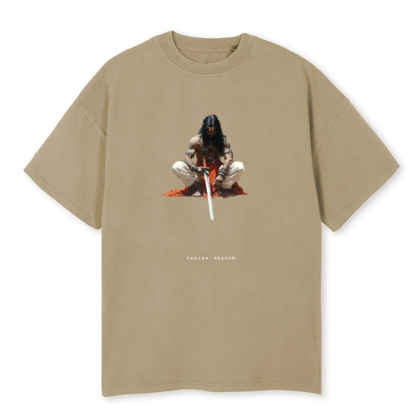 CHOLA END Vintage Dune Oversized Tee.