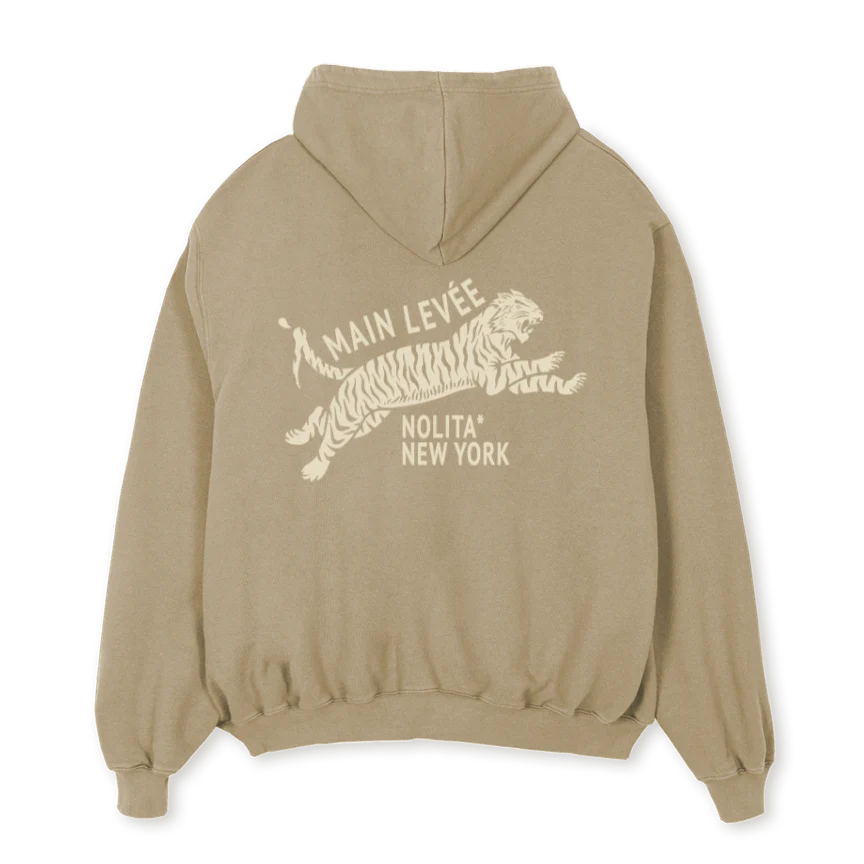 AMLCHINATOWNTIGER_VD2 Vintage Dune Oversized Hoodie - Image 2