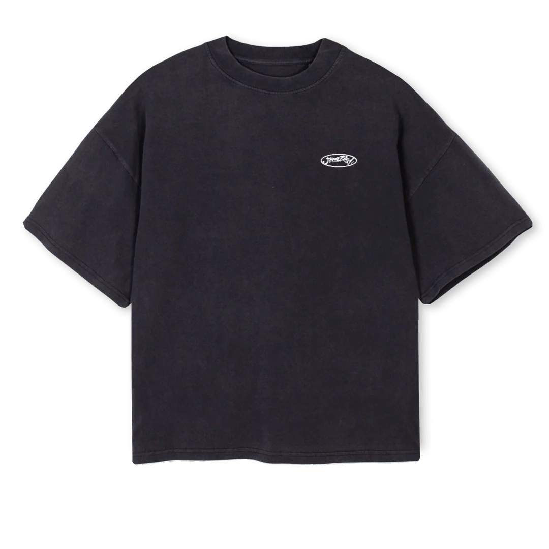 CHOOSEONESAMPLE Vintage Black Oversized Boxy Tee.