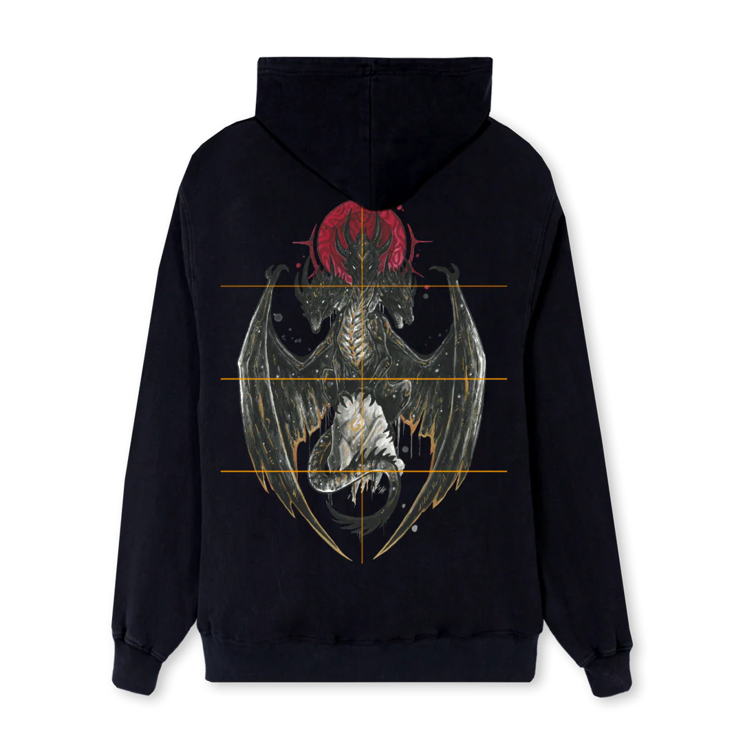 CHUDOHOODIE Black Regular Hoodie.