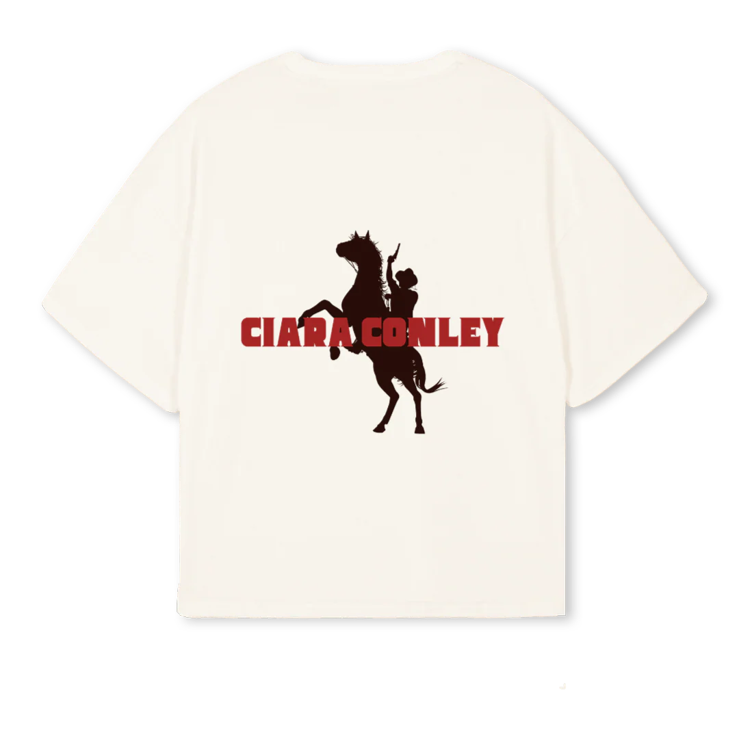 CIARACONLEY Vintage White Oversized Boxy Tee. - Image 2
