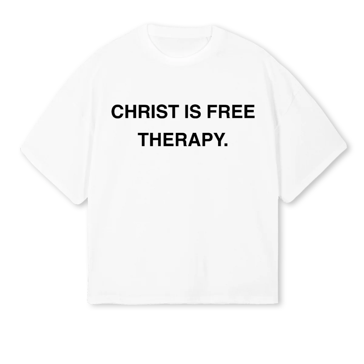 CIFTWHT White Oversized Boxy Tee.