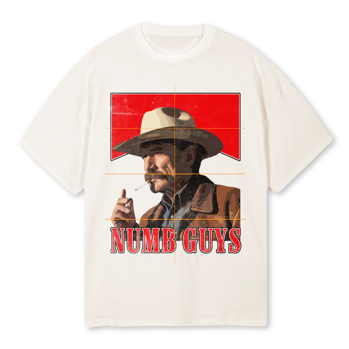 CIGGYMAN Vintage White Oversized Tee.