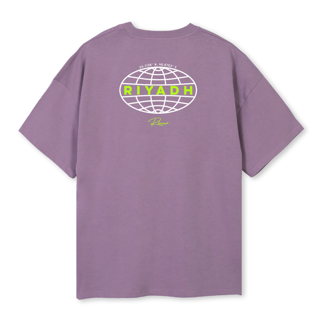 CITY ART Purple Oversized Tee. - Image 2
