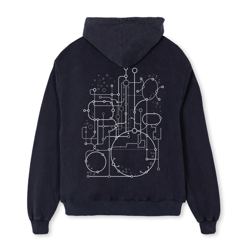 CL Vintage Black Oversized Hoodie. - Image 2