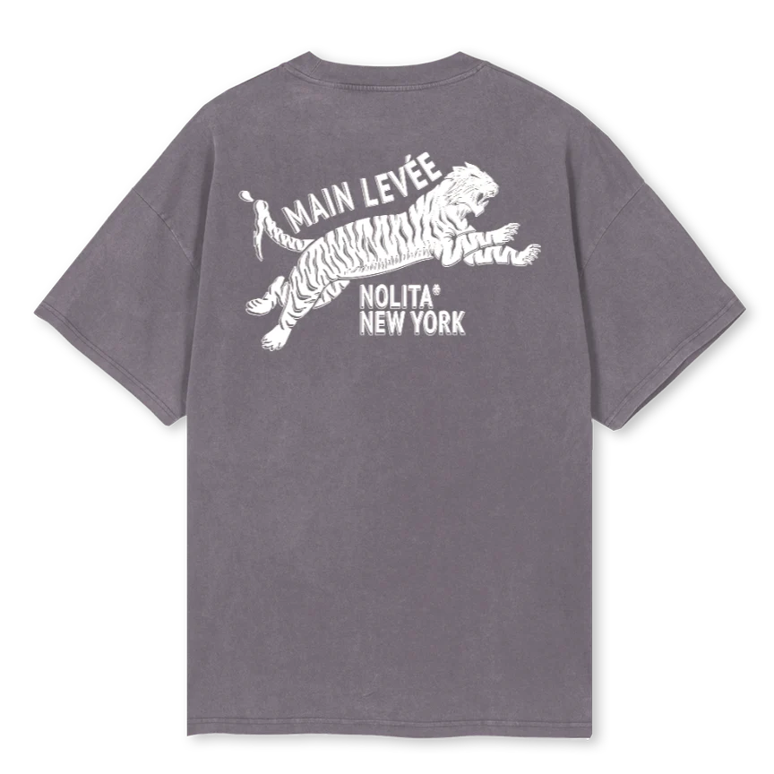 NOLITATIGER_PGT Pigment Grey Oversized Tee - Image 2