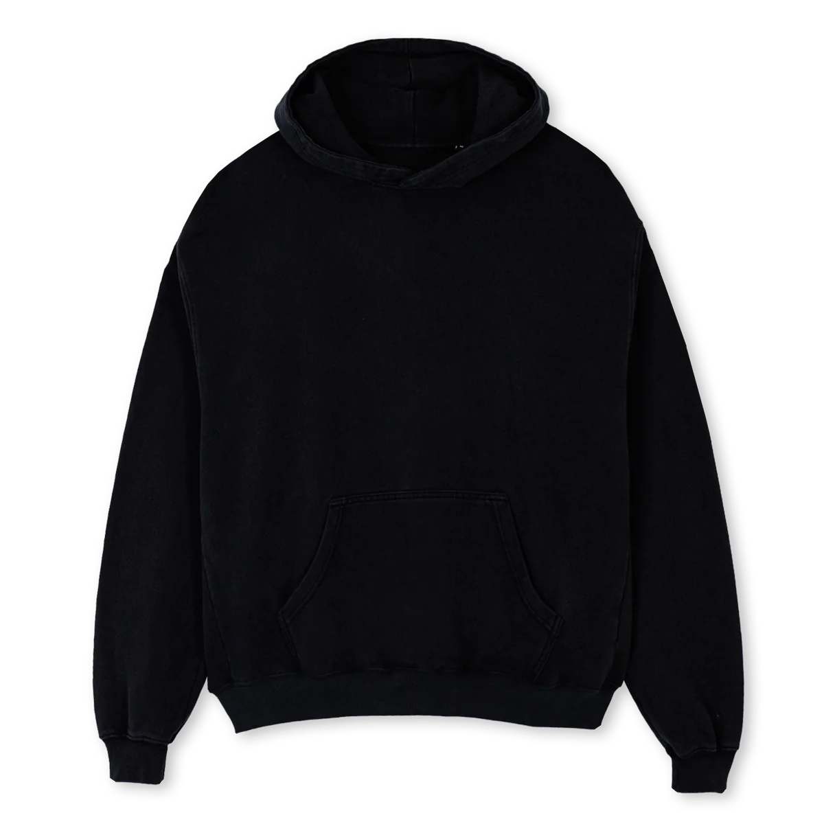 CLARO_2 Black Oversized Hoodie.