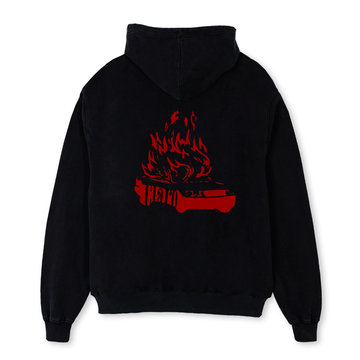 CLARO_2 Black Oversized Hoodie. - Image 2
