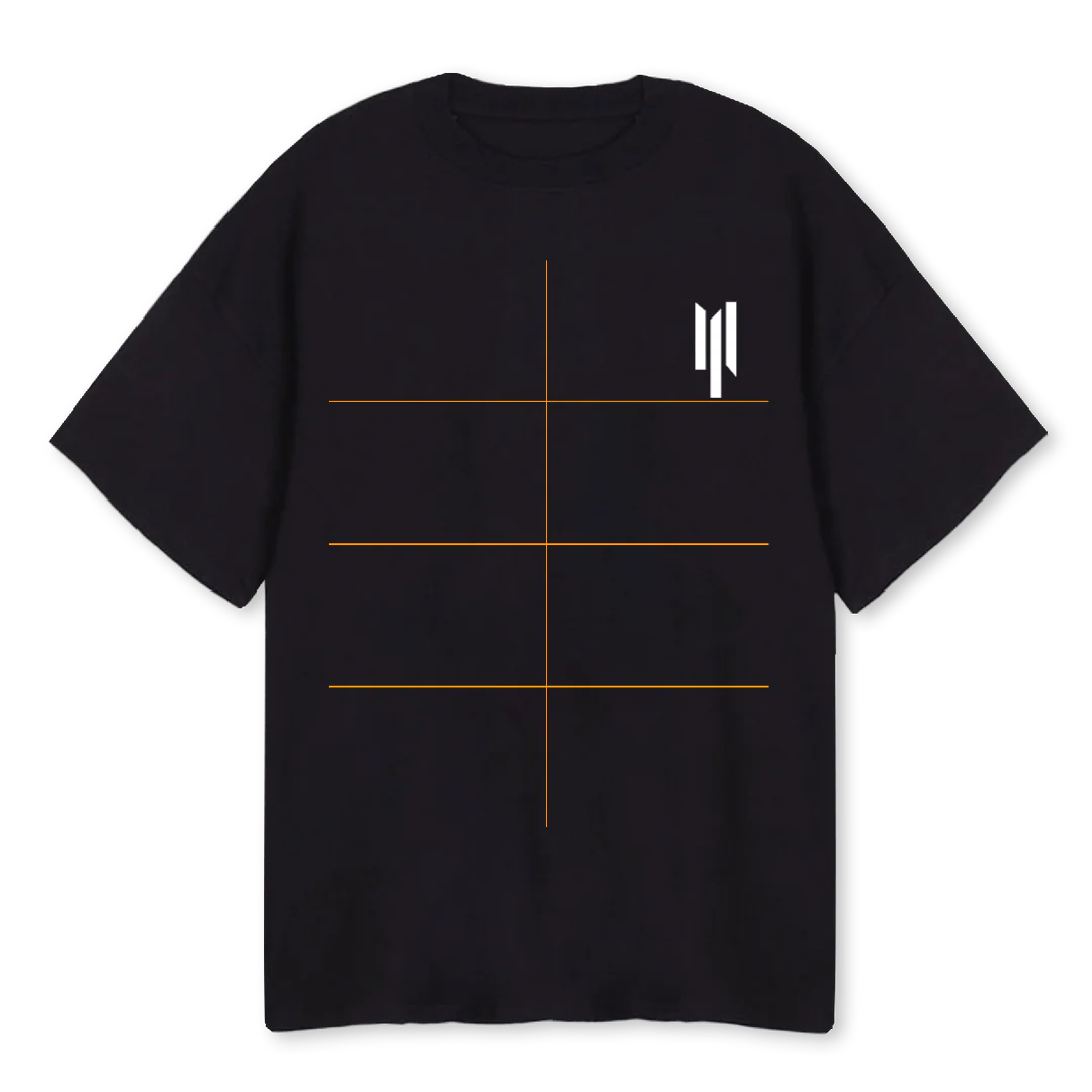 CLASICSTEE Black Oversized Tee.