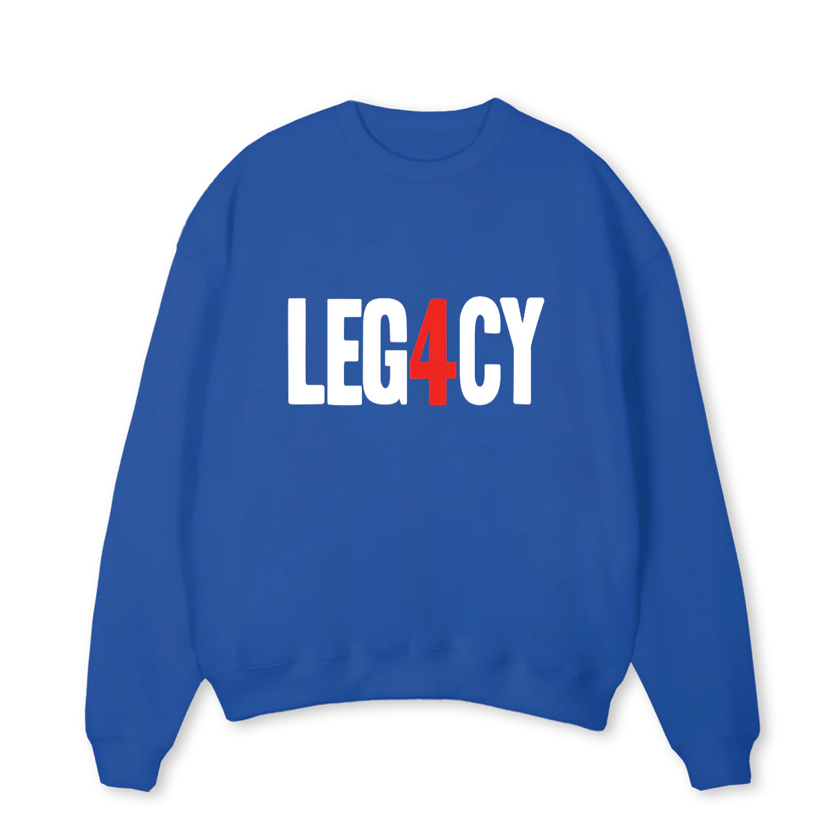 CLIPPERS_2 Cobalt Blue Oversized Crewneck Sweater.