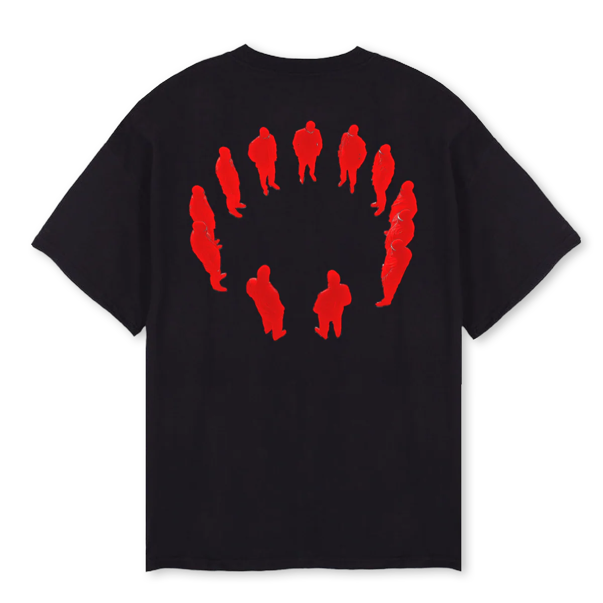 CLOSACIRLCLE Black Oversized Tee. - Image 2