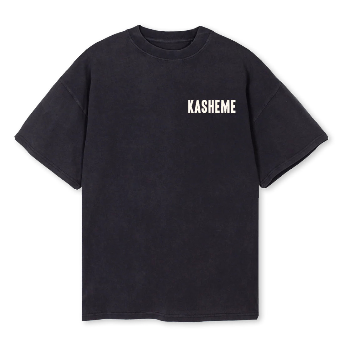 CLOUD Vintage Black Oversized Tee.