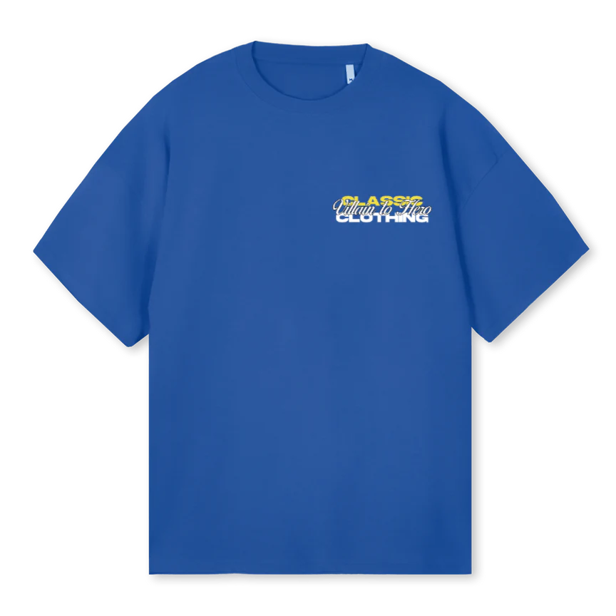 CLSC VTH FONTD BLU Cobalt Blue Oversized Tee.