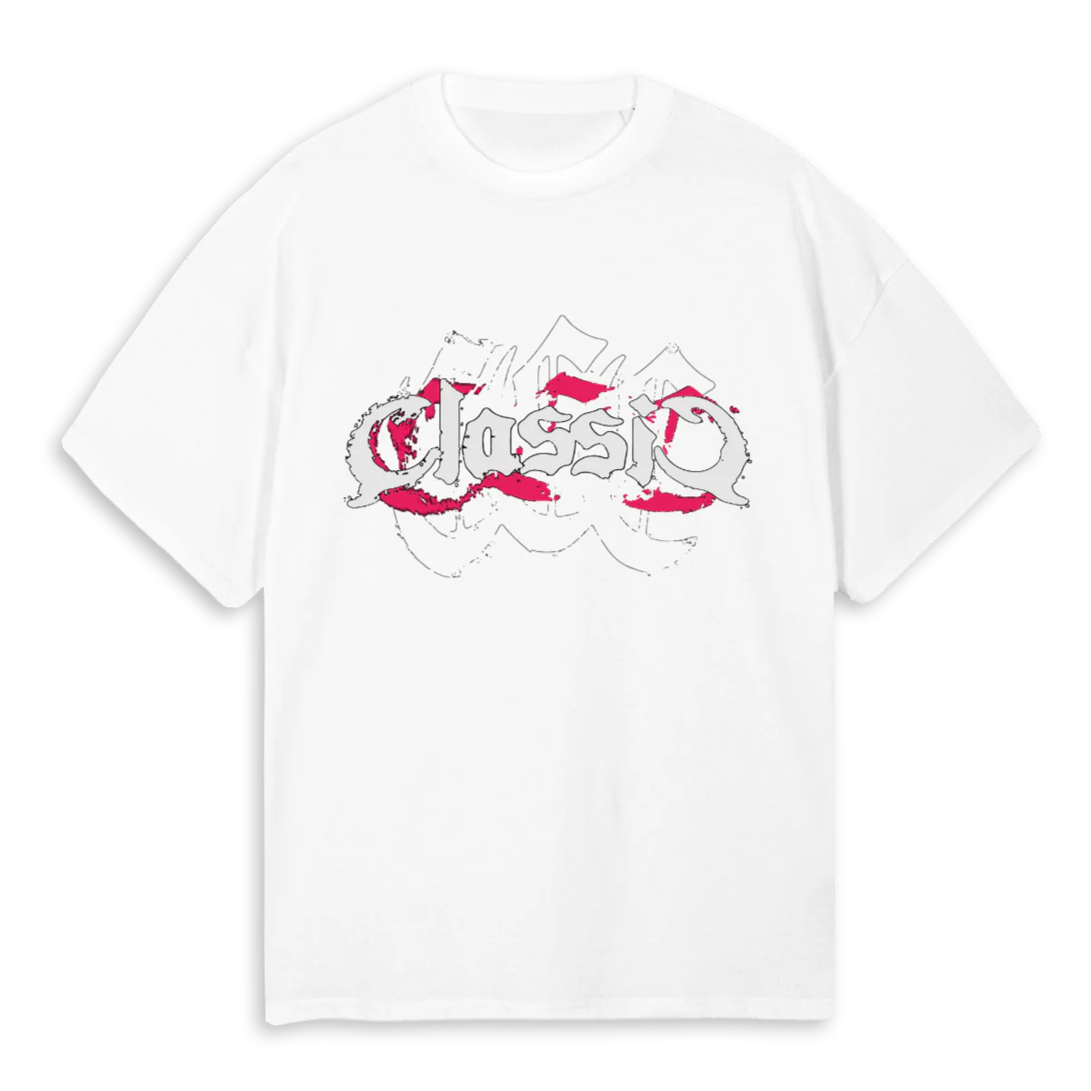 CLSCGRFTI White Oversized Tee.