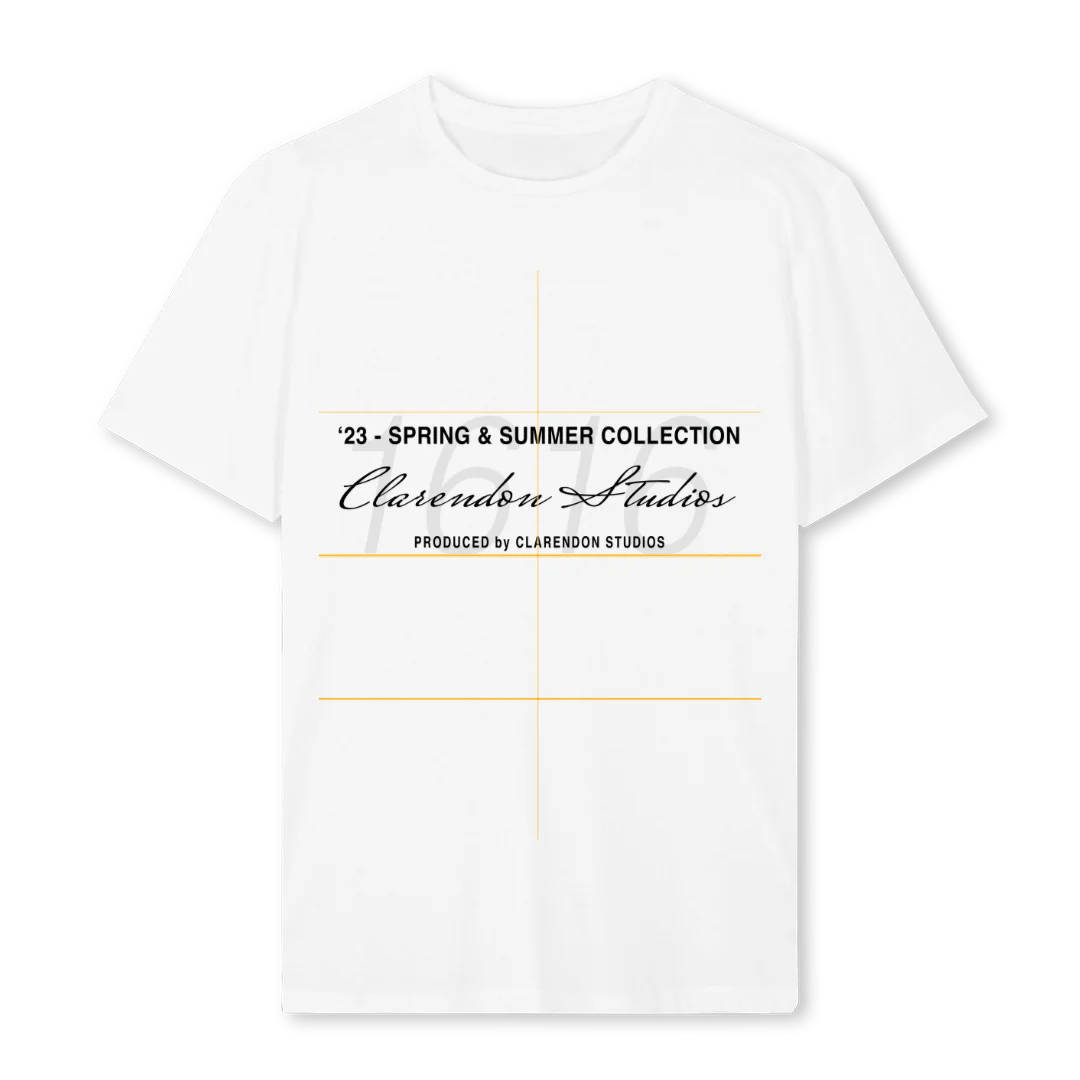 CLUB ENTRY REG SIZE White Regular Tee.