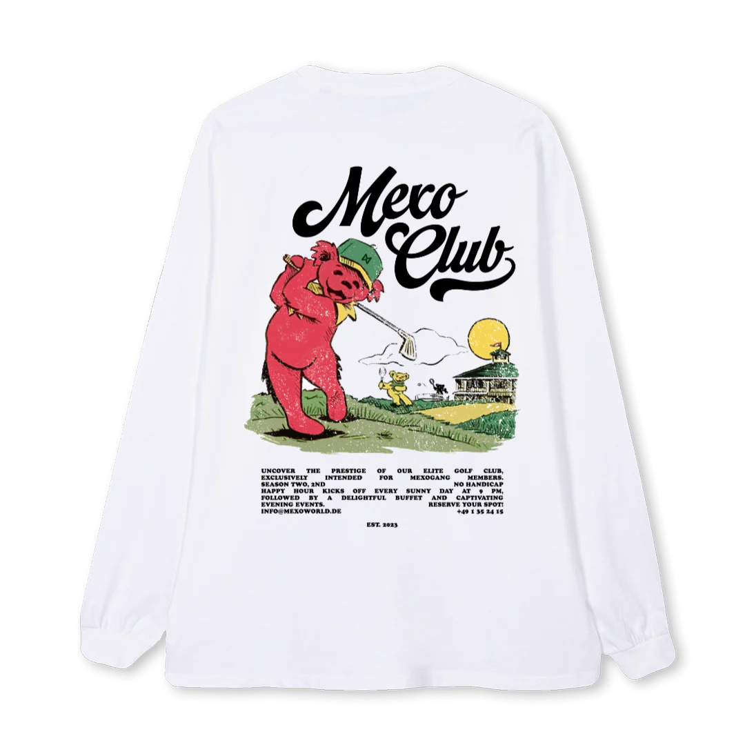 CLUBHOUSE White Oversized LS Tee. - Image 2
