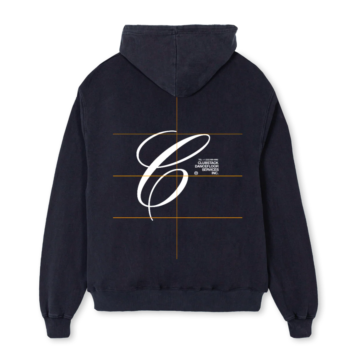 CLUBSTACKCDO Vintage Black Oversized Hoodie. - Image 2
