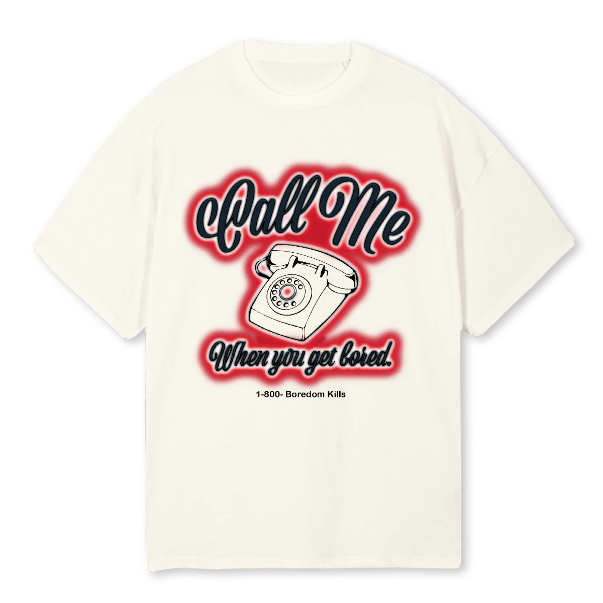 CM Cream Oversized Tee.