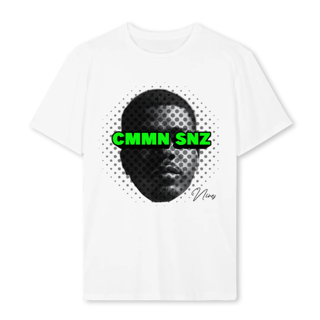 CMMN SNZ NINES White Regular Tee.