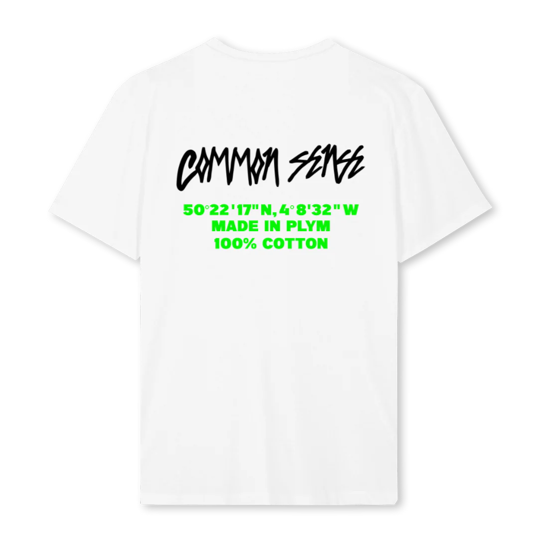 CMMN SNZ NINES White Regular Tee. - Image 2