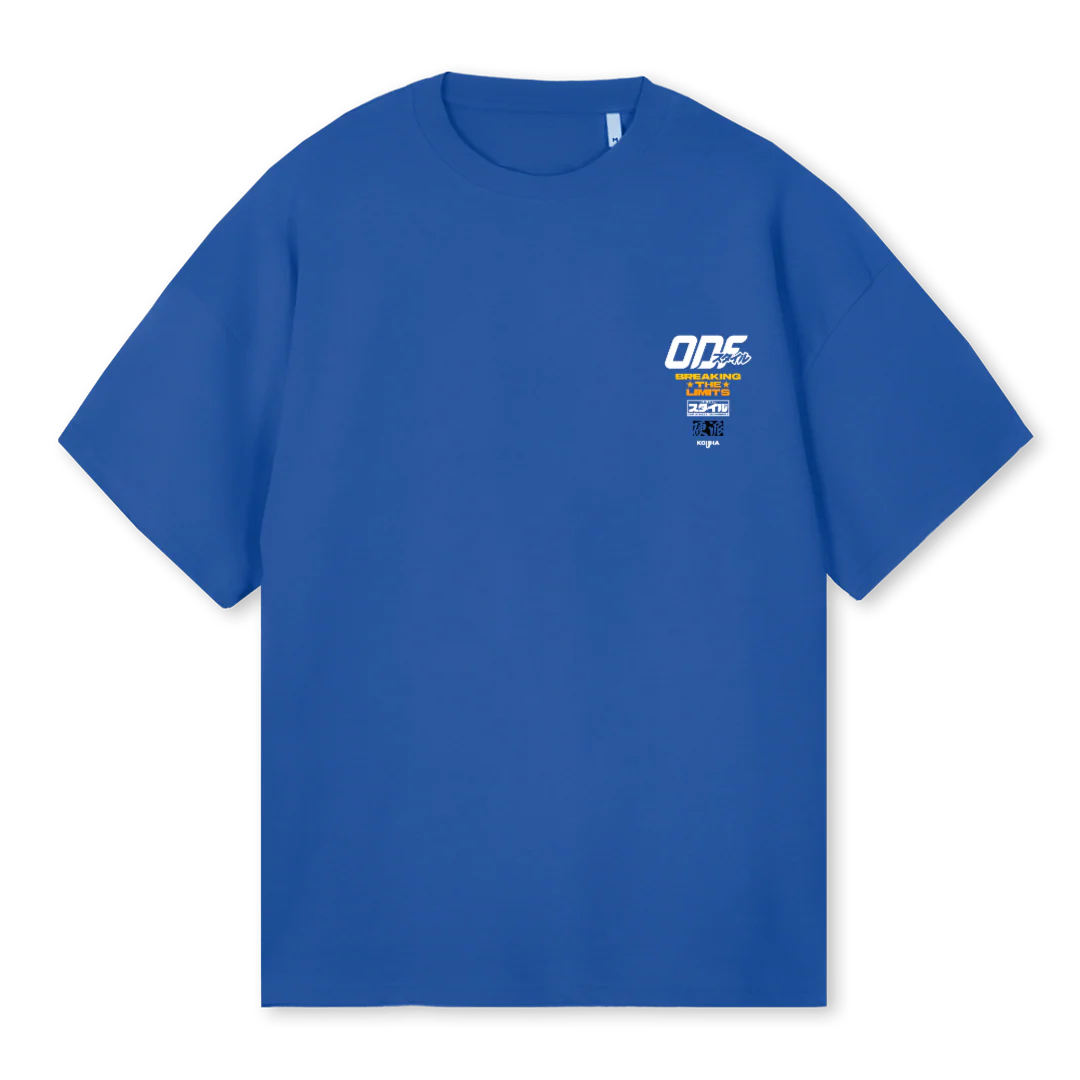 CMODFTSCB Cobalt Blue Oversized Tee.