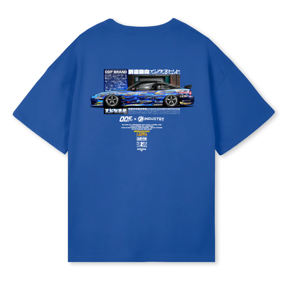 CMODFTSCB Cobalt Blue Oversized Tee. - Image 2